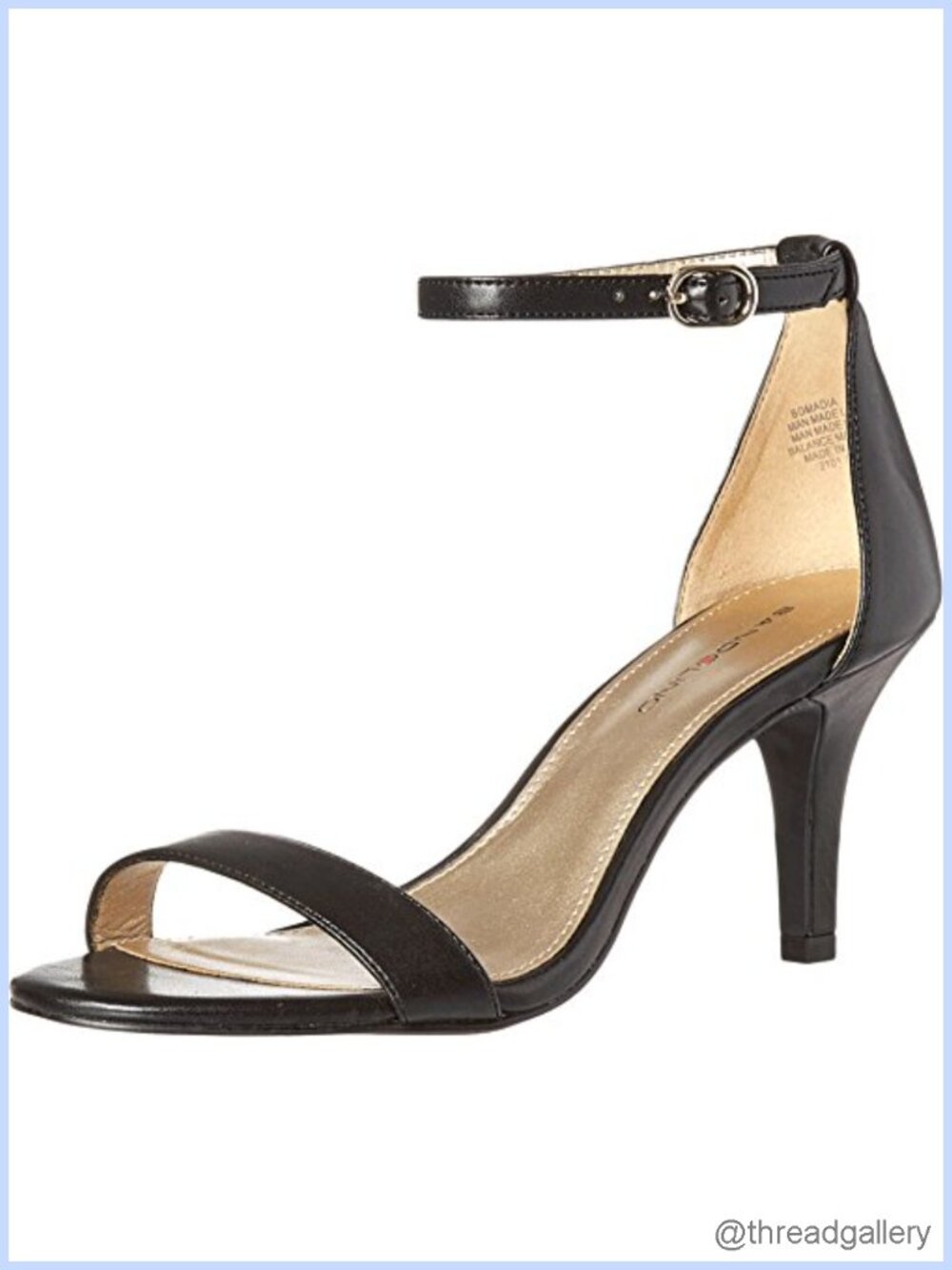Bandolino Madia Open Toe Stiletto Heel Ankle Strap Dress Sandal